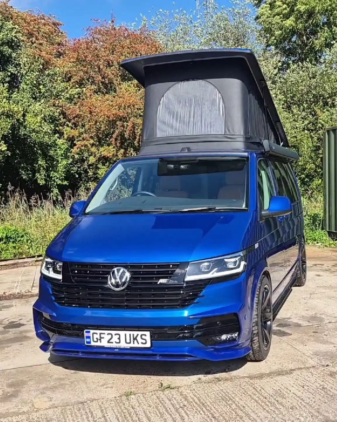 Pop-top campervan